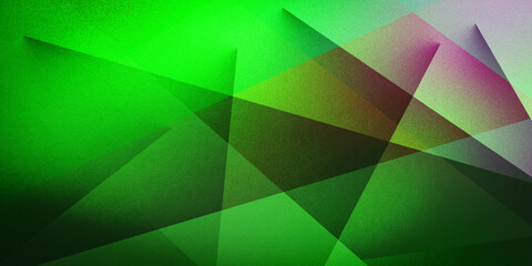 Shapes, stripes, lines, and vectors on a grainy ultra-wide pixel background with multicolored dark mix green gray emerald pink raspberry purple gradient. For design, banners, wallpapers, templates