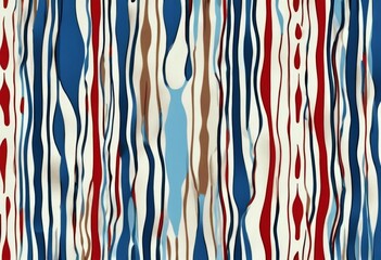 'Seamless Biological Organic Rounded Drips Red Lines Set Vector Tan Background Colors Abstract pattern Ten Blue Patterns Line Coral Dot Shape'
