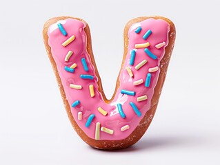 donut V letter