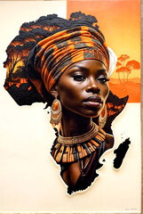 A Queen's City Crown: African Woman Embraces Heritage and Future