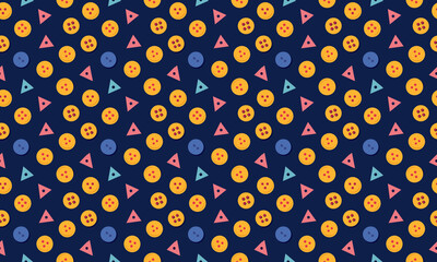 Skeuomorphic Design Seamless Pattern Wallpaper Background