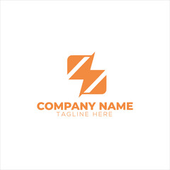 Solar Power Logo, Electric Logo, Energy Logo, Combination mark logo
