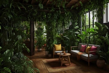 Jungle interior