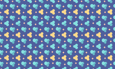 Neumorphism Seamless Pattern Wallpaper Background