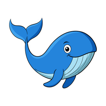 recommend clip art: Whale Cartoon Colored Clipart Illustration 