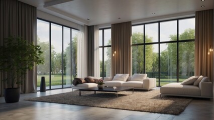 Beautiful and spacious living room
