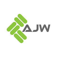 AJW letter logo vector design, AJW simple and modern logo. AJW luxurious alphabet design
