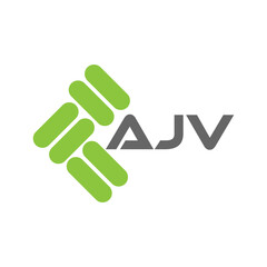 AJV letter logo vector design, AJV simple and modern logo. AJV luxurious alphabet design
