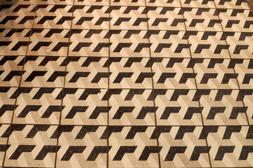 Architectural details close up. Abstract geometric background.