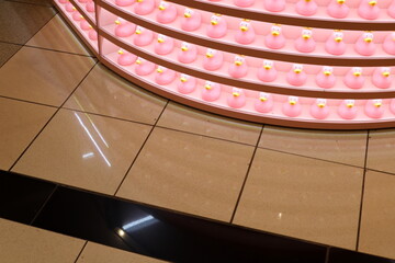 Architectural details close up. Abstract geometric background.