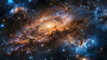 Stunning Landscape Photo of a Majestic Galaxy Capturing the Awe-Inspiring Beauty and Vast Wonders...