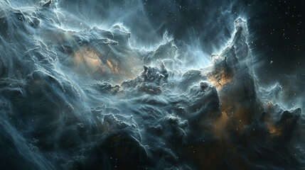 Stunning Macro Photo Captures Intricate Details of a Cosmic Dust Cloud in Space