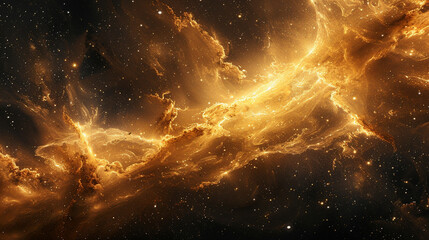Obraz premium Stunning Macro Photo Captures Intricate Details of a Cosmic Dust Cloud in Space