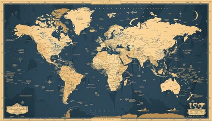 Image of the world map