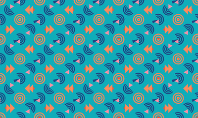 Kinetic Tangible Design Seamless Pattern Wallpaper Background