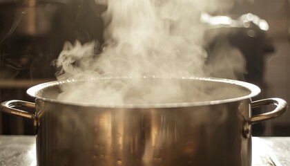 Cooking pots as seen from the side