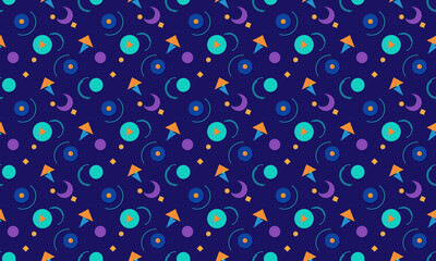 Kinetic Tangible Design Seamless Pattern Wallpaper Background