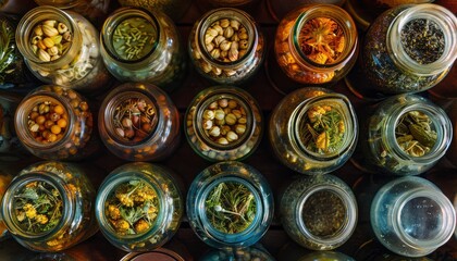 Jars, as seen from on top