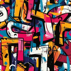  Abstract Pattern, offering a glimpse into urban exploration through graffiti-inspired elements