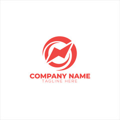 Electric repair logo template design vector
