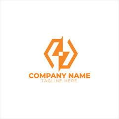 Obraz premium Energy House Logo, Power Electric House Logo Template-Vector 