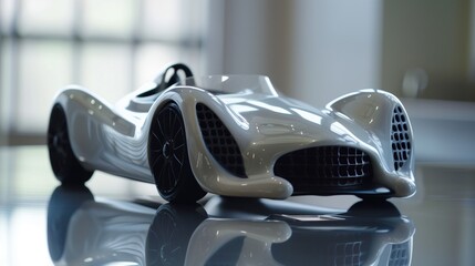 High-speed 3D printing of custom automotive prototypes with industrial-grade materials.