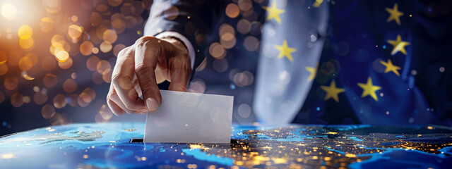 Digital democracy: EU vote and rapid data exchange...Election frenzy: EU vote in digital chaos.