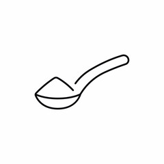 scoop spoon measure icon sign