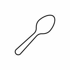 steel kitchen spoon tool icon