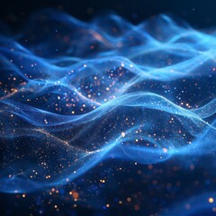 Technology Network Background.