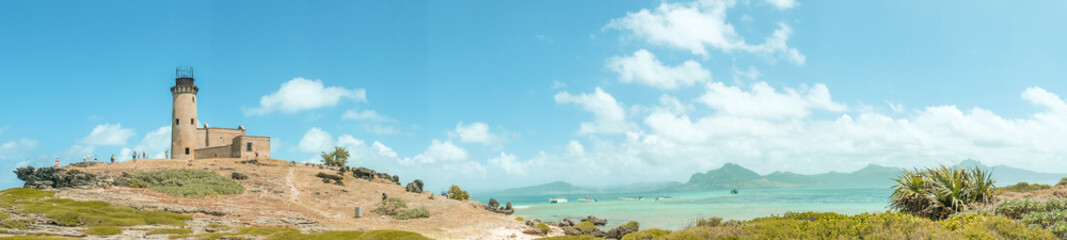 ile au phare or Lighthouse island in Mauritius