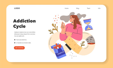 No Tobacco Day Flat Vector Illustration