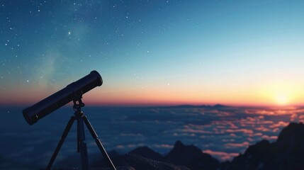 Visionary Perspective: Add elements that represent foresight and vision, such as horizon or a telescope, subtly integrated into the background to emphasize long-term strategic planning. Generative AI
