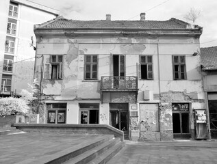 Old and abandoned building in the city of Zrenjanin.