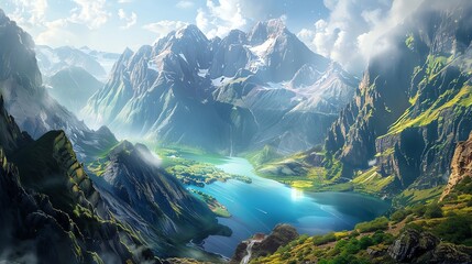 view of the big river towards the sea with high cliffs