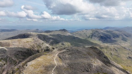 Mountains in the Lake District National Park, England	