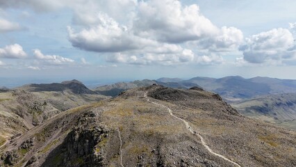 Mountains in the Lake District National Park, England	