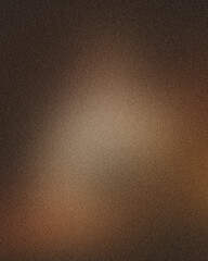 Copy space grainy noise grungy texture post template background, textured surface with a gradient of brown tones