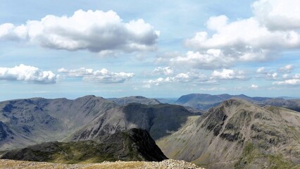 Mountains in the Lake District National Park, England	