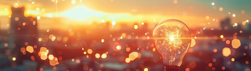 Close up of a disruptive innovation