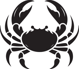 The Crab silhouette.This is an editable eps vector file.