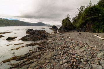 Rocky West coast beach
