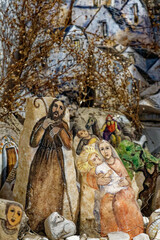 The Nativity scene. La crèche de la Nativité. Italie