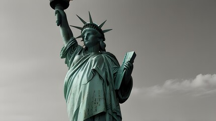 Fototapeta premium statue of liberty city