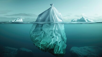 Plastic bags are causing environmental pollution which is as chilling as witnessing an iceberg melting