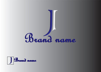 J letter  logo design branD logo....