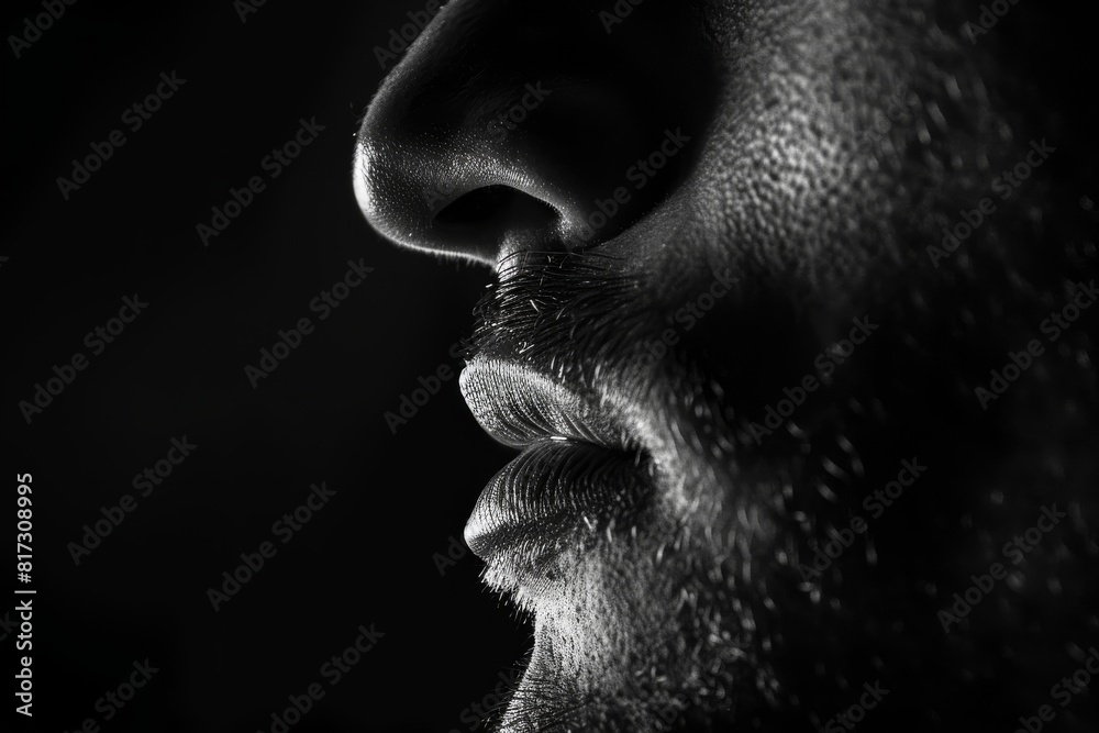 Fototapete this image is primarily black with some very faint textures visible within it