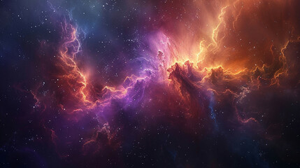 Mystical Photo of a Nebula's Enigmatic Beauty Capturing the Mysteries and Wonders of Deep Space in Stunning Detail