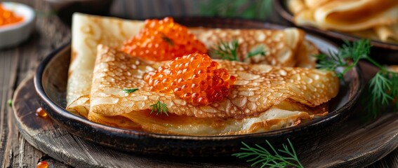 pancakes on a plate table food