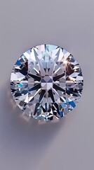 A diamond is shown on a white background.